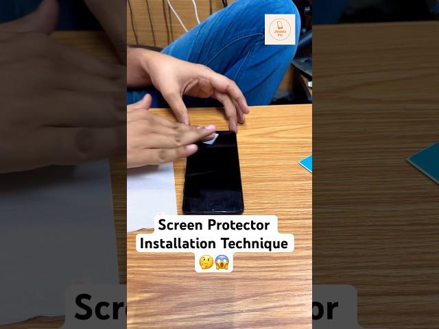 All Types of Mobile Screen Protector Installation Technique by J Mobile Pro !!!#shorts #viralshorts