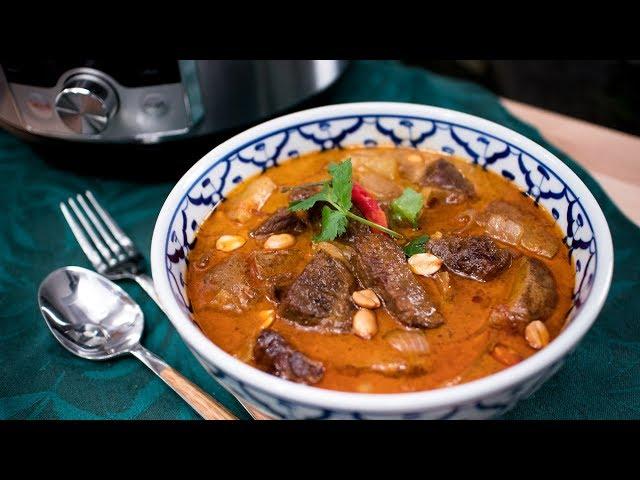 Instant Pot Massaman Beef Curry - Thai Pressure Cooker Recipe