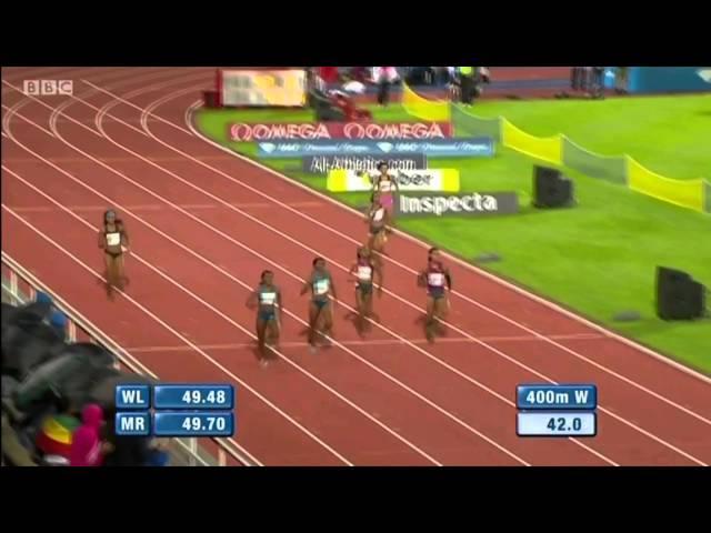 Women 400m Stockholm 2014