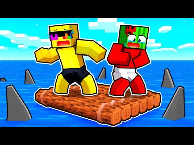 Trapped on a RAFT In Minecraft!