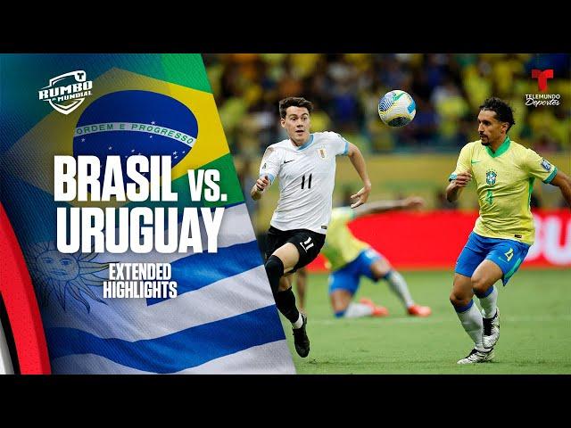 Brasil vs Uruguay | Highlights Rumbo al Mundial | Telemundo Deportes