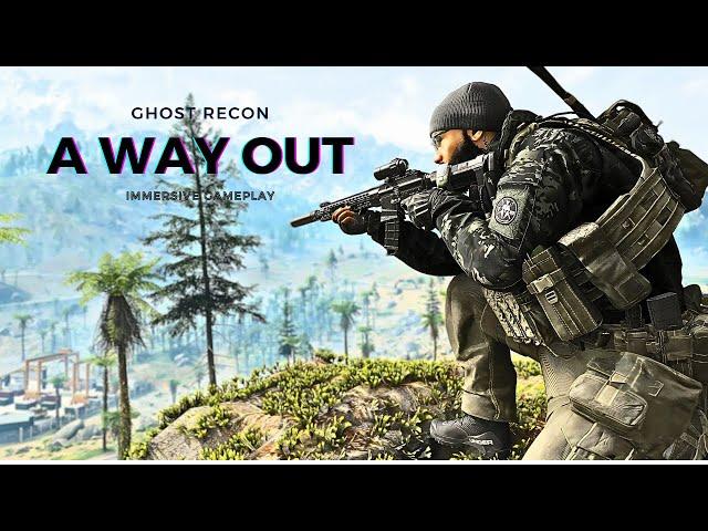 Ghost Recon - A Way Out - Solo Stealth Immersive Gameplay No HUD 4K