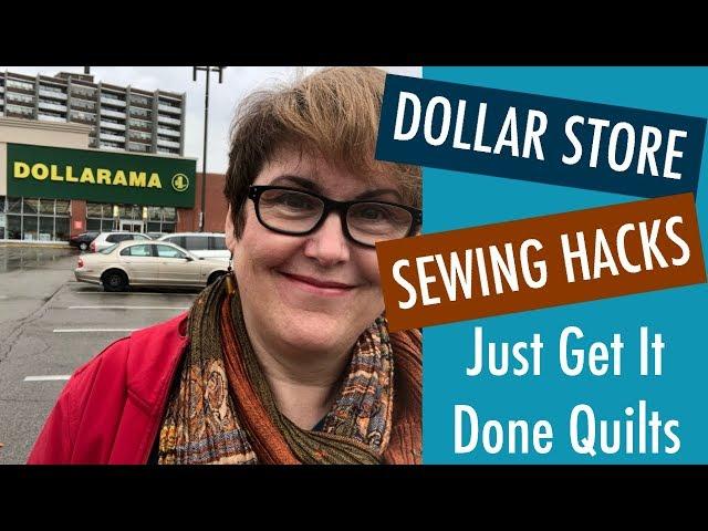  BEGINNER SEWING - 10 BUDGET SEWING HACKS FROM THE DOLLAR STORE 