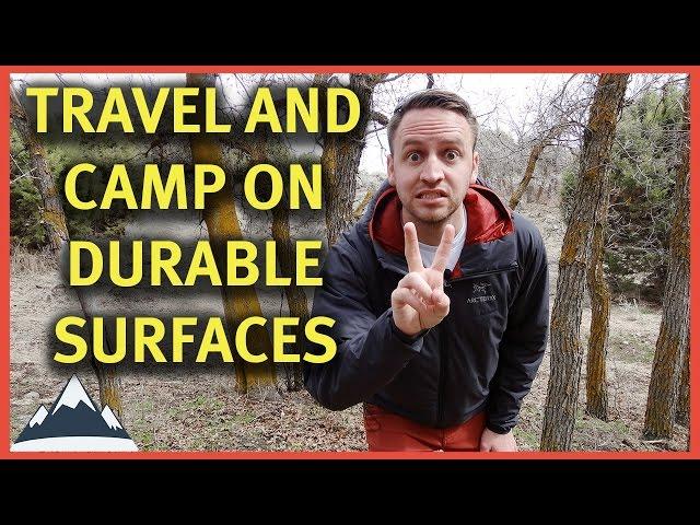 Leave No Trace - Travel And Camp On Durable Surfaces