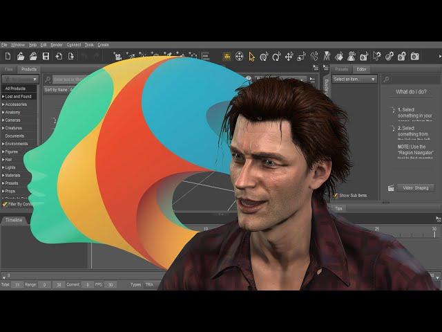 Daz3d How to modify hair styles without paying anything extra tutorial