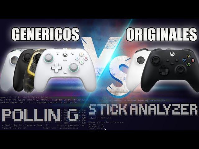 CONTROLES ORIGINALES VS GENERICOS PARA XBOX | PRUEBAS | RENDIMIENTO