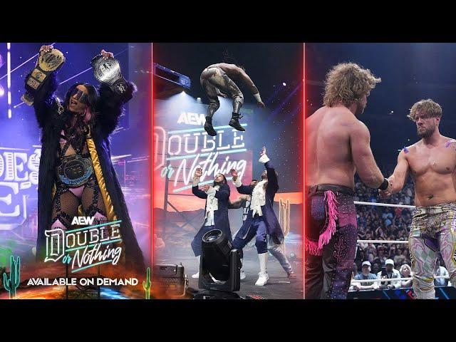 AEW Double or Nothing Highlights in 12 Minutes: Glendale, AZ  | AEW Highlights 5/25/25