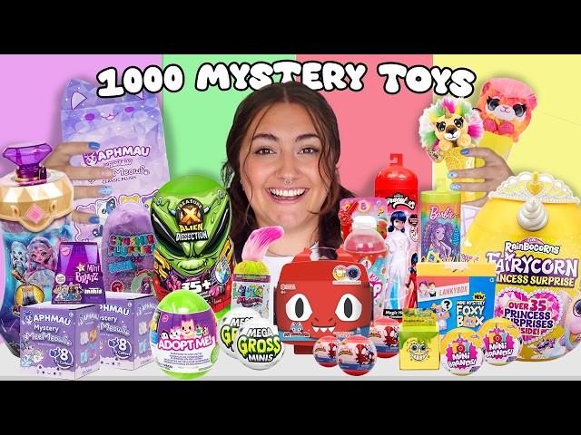 UNBOXING 1000 *COLOURED  MYSTERY* TOYS!! *RARE FINDS*