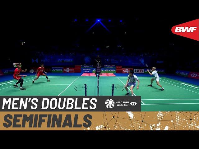 YONEX All England Open 2022 | Gideon/Sukamuljo (INA) [1] vs Fikri/Maulana (INA) | Semifinals