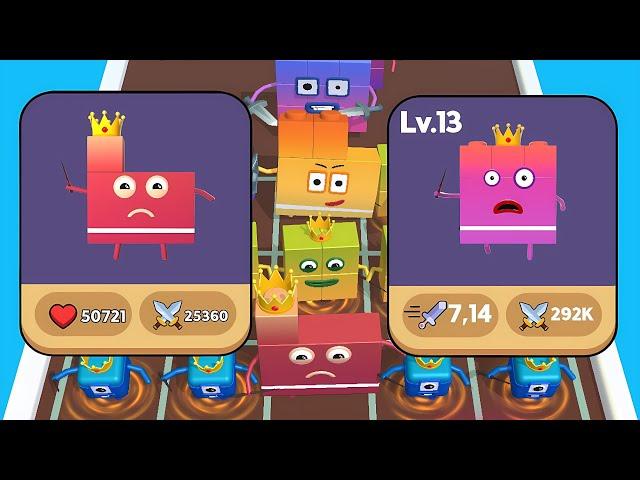 Merge Number Cube: Fam Run VS Number Cube War : Merge Idle Number 13