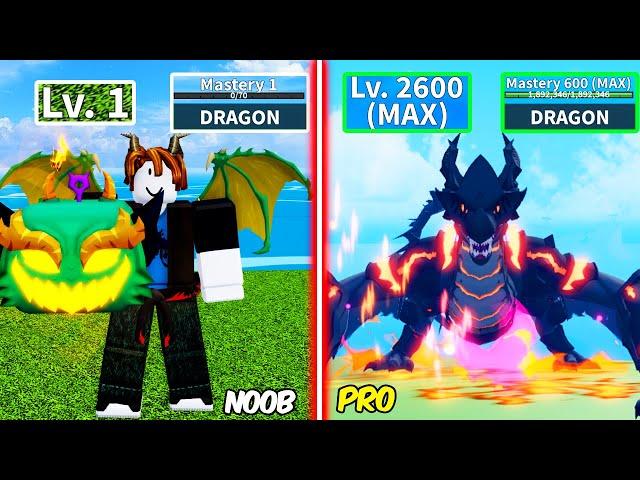 Level 1 to Max Level as Noob Bacon using only Western Dragon to Beating BloxFruits & P2W