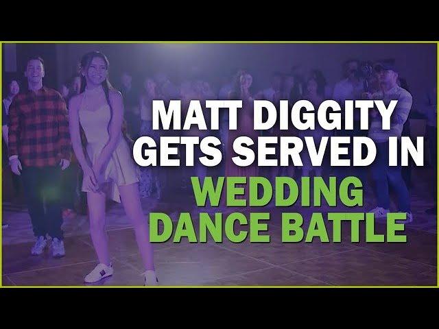 Matt Diggity gets Served by Wife in Wedding Dance Battle