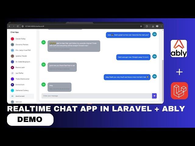 Creating a Realtime Chat App in Laravel 11 & Ably  | Breeze | Intermediate Level | Demo