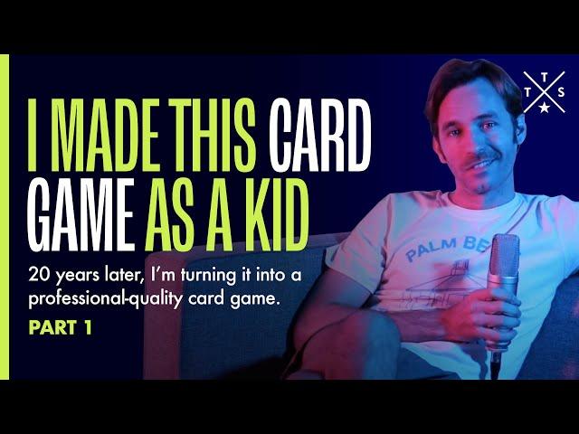 Story & Brainstorming for Trading Card Game | Game I Made as a Kid (Part 1)