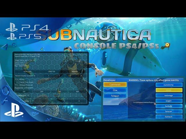 Консольные команды PS4/PS5 Subnautica/Below zero