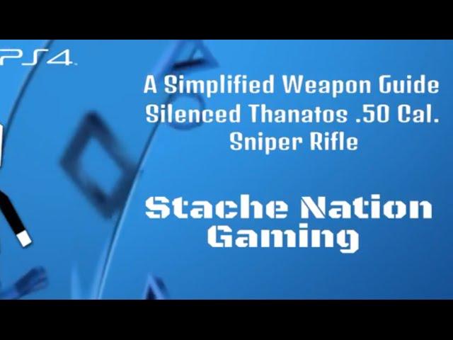 Payday 2 - Silenced Thanatos .50 Cal Sniper Rifle - A Simplified Weapon Guide