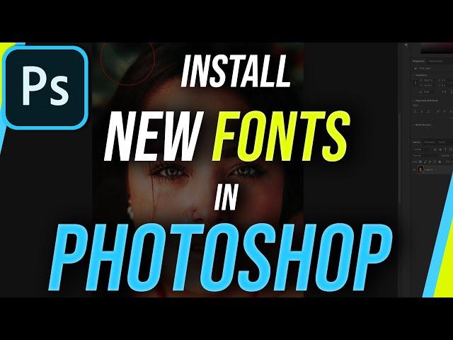 How to Add New Fonts to Photoshop