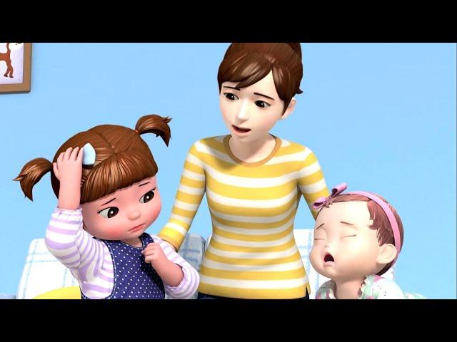 Смешная младшая сестра - Мультфильмы для девочек - Консуни мультик - Kids Videos