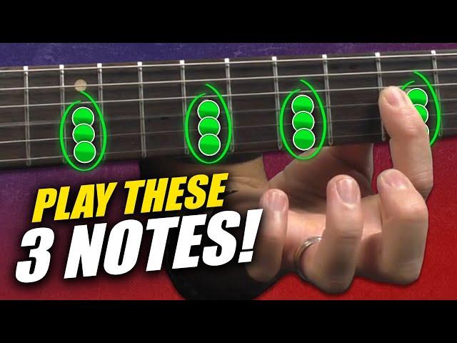 The 3 Notes that will FOREVER Unlock Your ENTIRE Fretboard