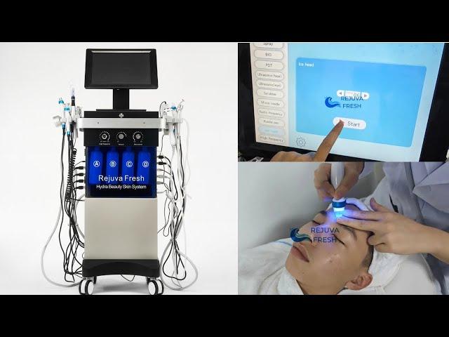 How to do Professional Facial Treatment using 15 in 1 Hydra Beauty Skin System | How to Use Demo