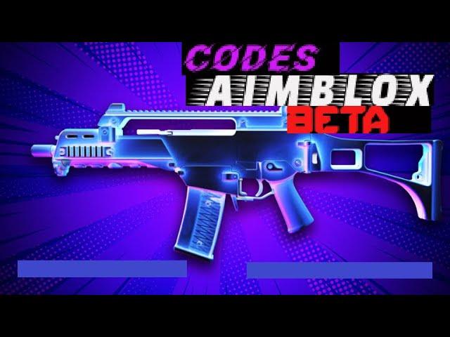 All Working Codes AIMBLOX BETA