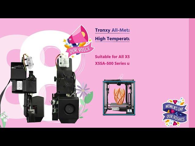 Tronxy NEW All-Metal Hotend Extruder High Temperature 320c Printer head kits Direct Drive Extruder