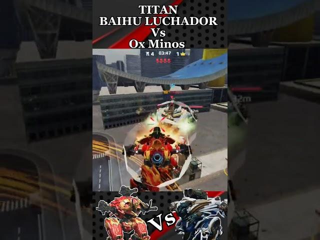  TITAN BAIHU LUCHADOR VS OX MINOS - War Robots [WR] #Shorts