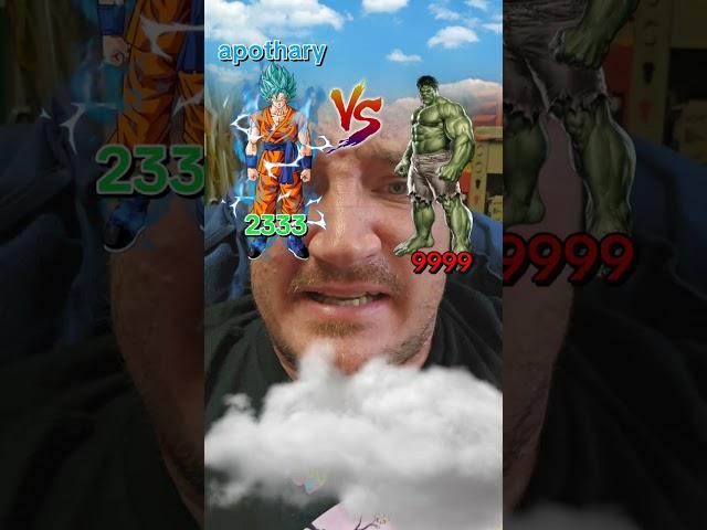 #creatorsearchinsight Gaming on tiktok Dragon ball versus hulk #dbz ##filter #impossible