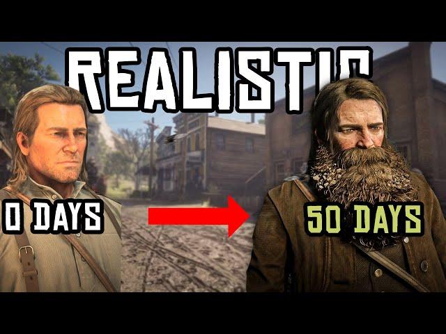 I Survived 50 DAYS in REALISTIC Red Dead Redemption 2