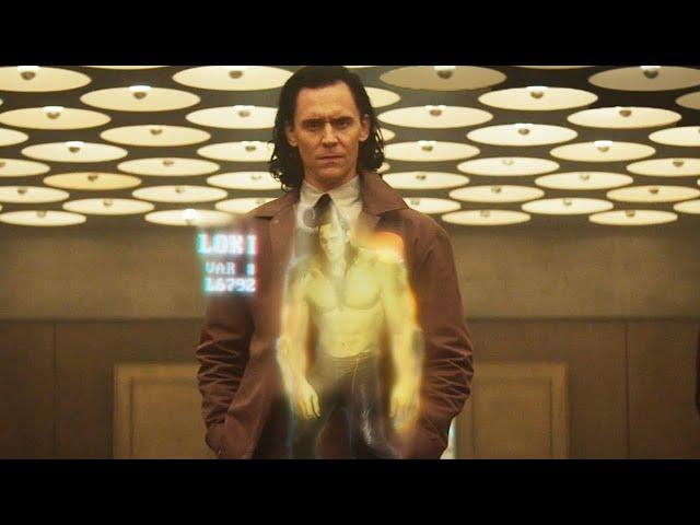 Loki Sees Different Variants Of Himself And Explains His Powers - Loki (TV Series 2021) S1E2