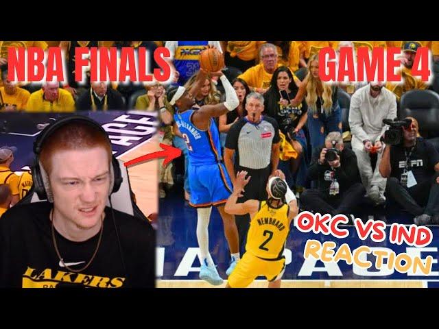 Reacting to Thunder vs Pacers NBA Finals Game 4!