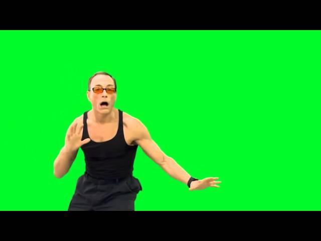 Jean Claude Van Damme   Green screen