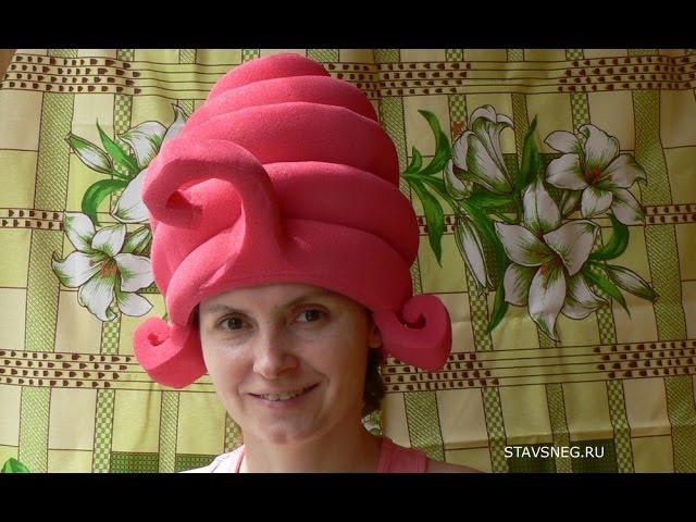 Фиксики. Как сделать шапочку-парик для костюма Маси.