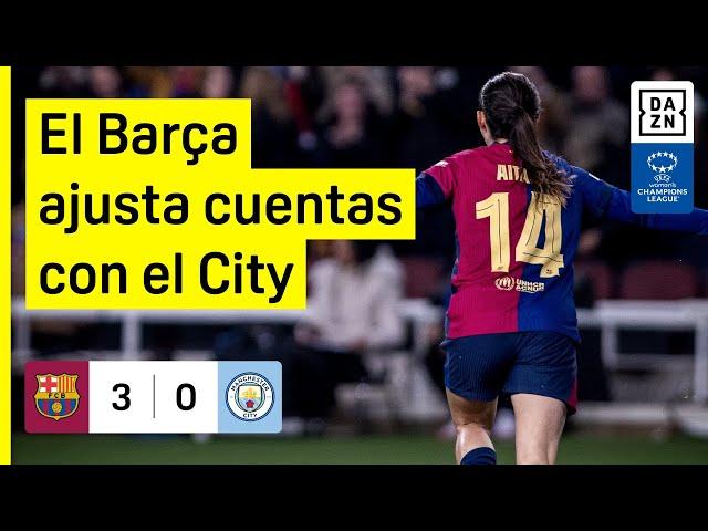 FC Barcelona vs Manchester City (3-0) | Resumen y goles | UEFA Women's Champions League 2024-25