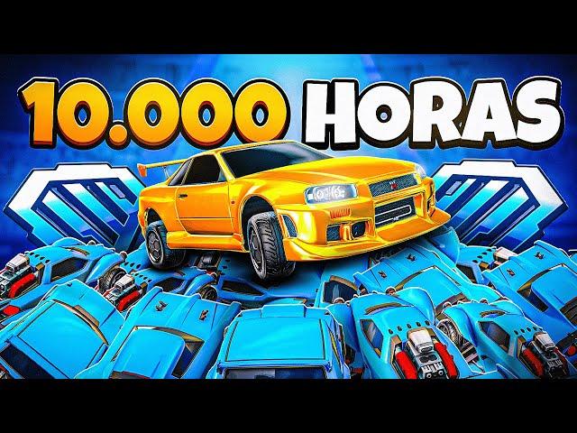 ENCONTREI um DIMA com 10.000 HORAS de JOGO no ROCKET LEAGUE