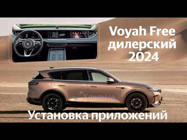 Voyah Free 2024 (RUS) - установка магазина приложений на автомобиль  2024 года от дилера.