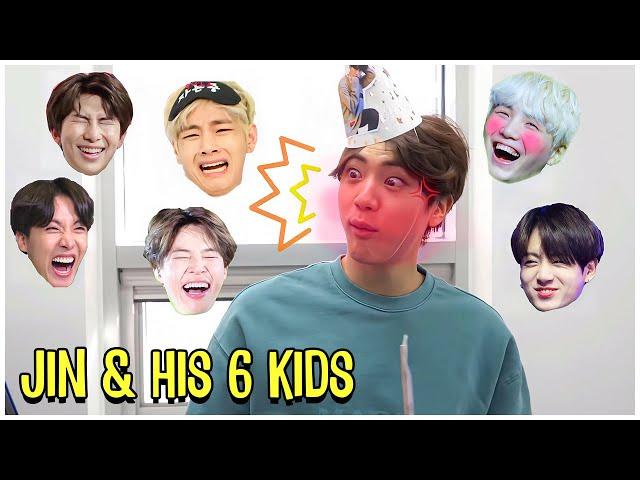 BTS Jin And His 6 Annoying Little Children