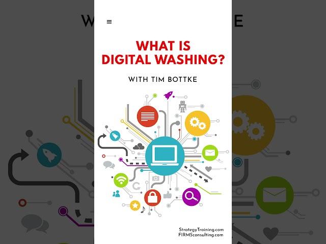 What Is Digital Washing? (with Tim Bottke) #shorts