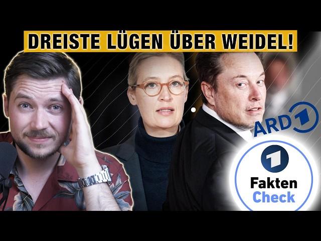 ARD "Faktencheck" verbreitet LÜGEN über Weidel & Musk | Mein Faktencheck