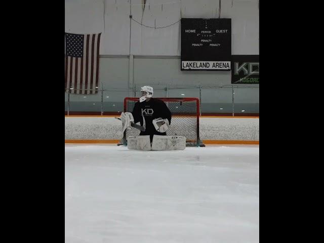 Goalie Drills: Challenging the shooter