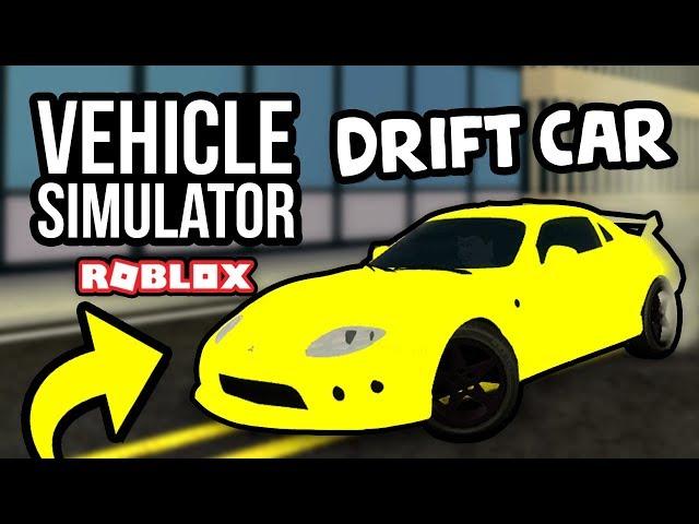 BEST DRIFT CAR in Roblox Vehicle Simulator