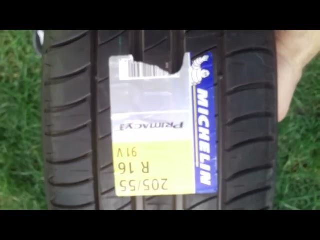 205 55 R16 91V Michelin Primacy 3 Germany 240 A A 4813 Ford Focus