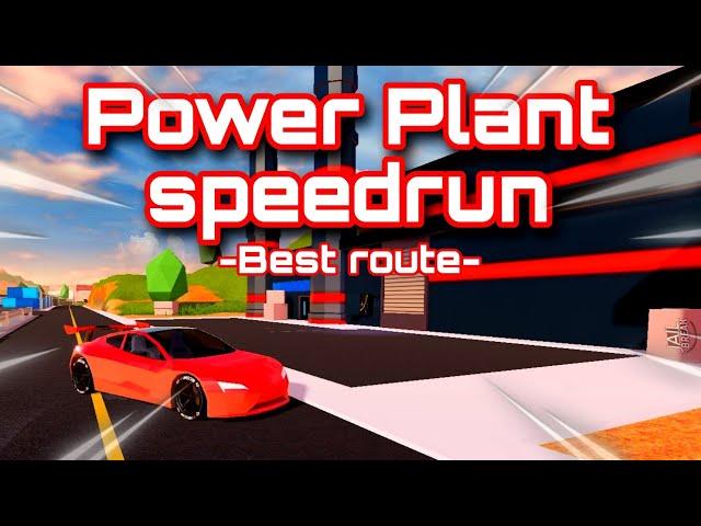 Jailbreak Power Plant NEW fastest route for cars! [2023]