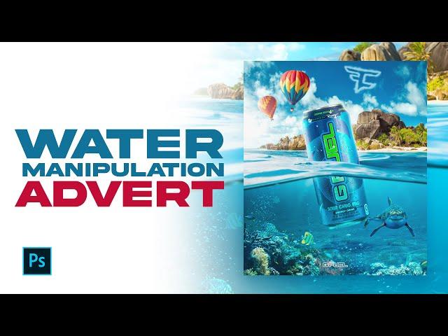 Water Manipulation Ad Design (FREE PSD) - Photoshop Tutorial by EdwardDZN