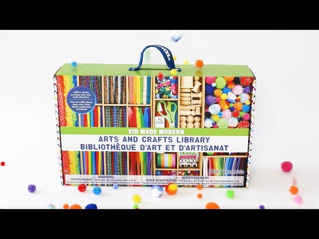 Unbox Kids Arts and Crafts Stash Kid Made Modern Arts + Crafts Supply Library - Kid Made Modern