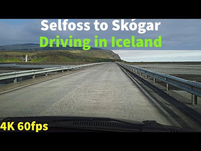 【4K60】 Driving in Iceland - Selfoss to Skógar - Real Time Drive