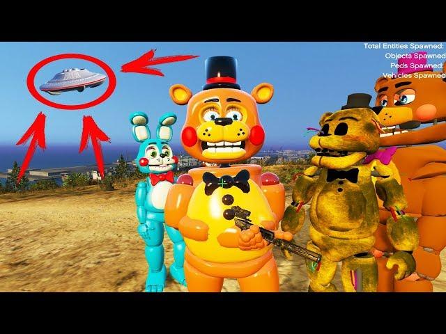 ADVENTURES OF ANIMATRONICS TERRIBLE UFOs Animation Game for Kids FNAF Animation 5 nights