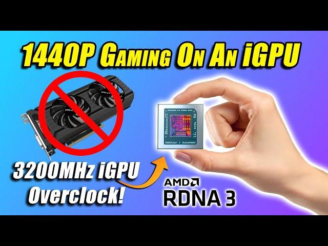 1440P GAMING WITHOUT A Graphics Card?! | Overclocked 780M iGPU 