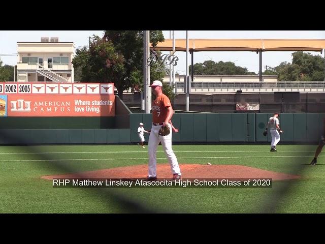 RHP Matthew Linskey Atascocita High School Class of 2020