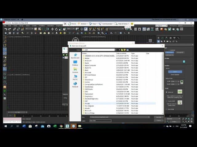 How to Show Forest pack Library in 3ds max